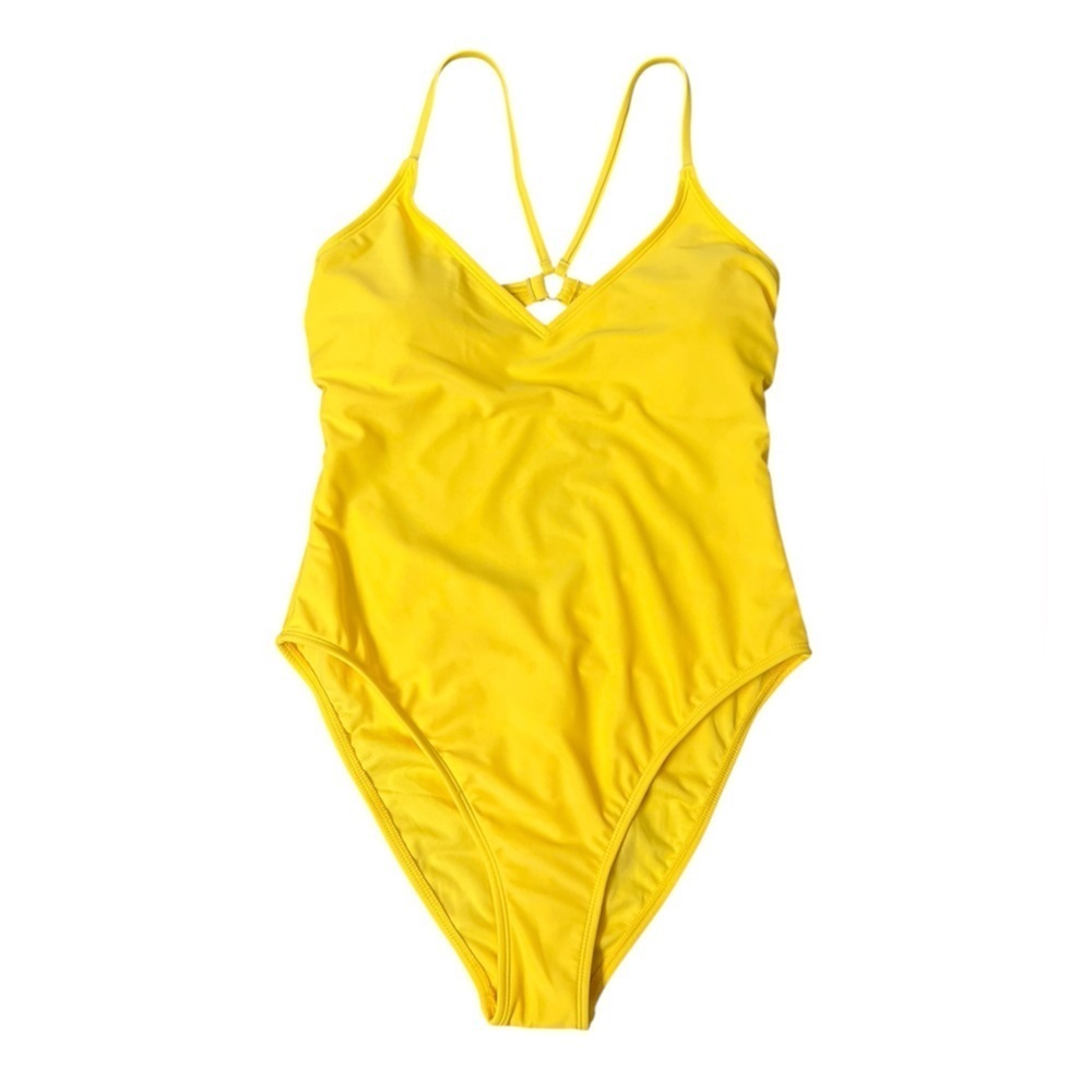 Shade & Shore Yellow One Piece Swimsuit